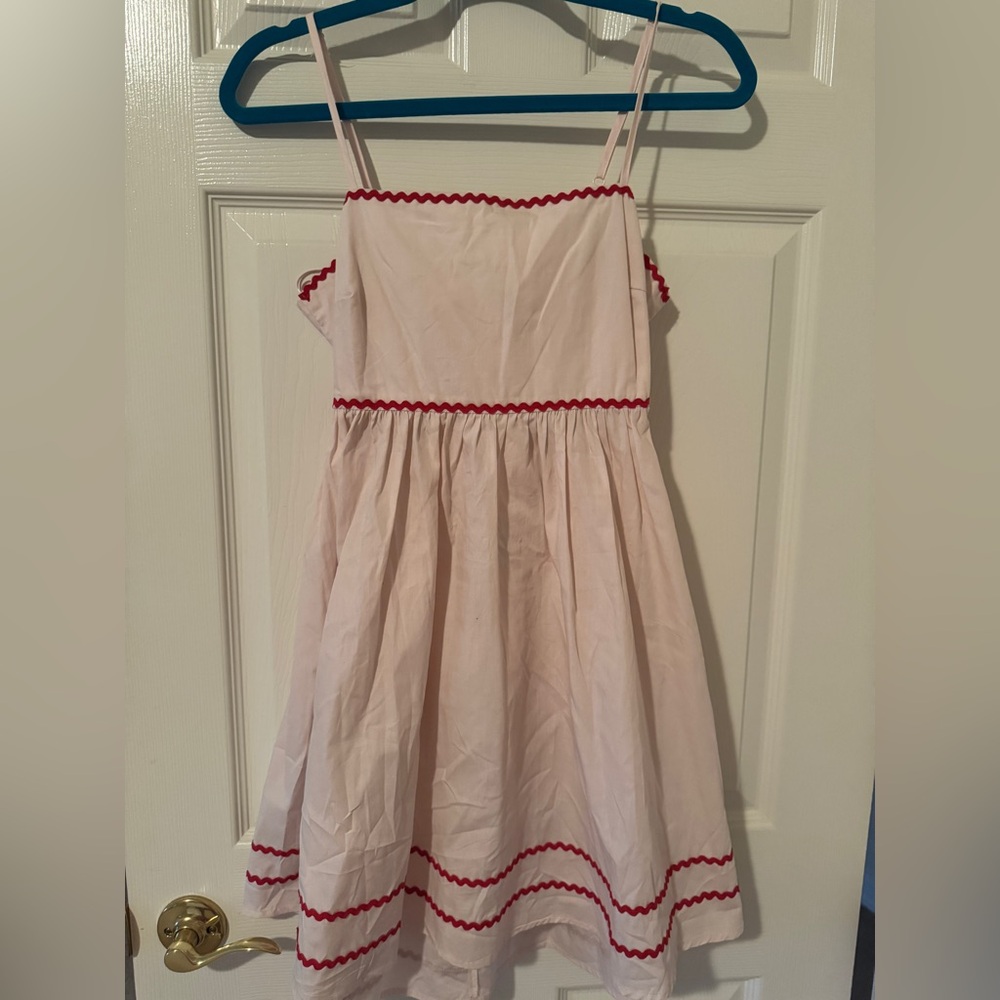 Kelly Bow Back Ric Rac Pattern Mini Dress size Small NWT - Picture 7 of 10